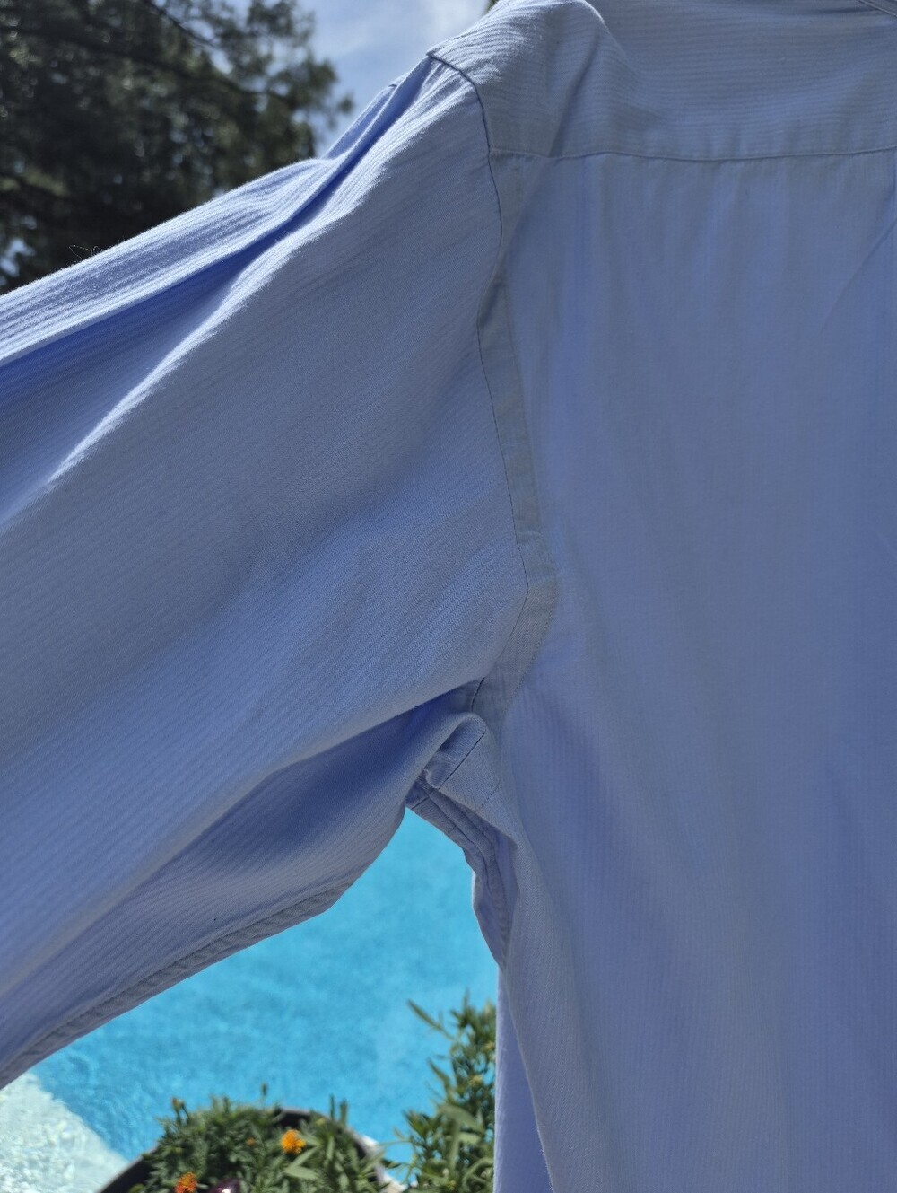 Light Blue Ralph Lauren custom fit Button-down Size XL - Picture 6 of 7